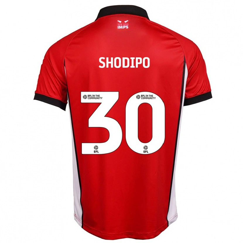 Danxen Herren Olamide Shodipo #30 Rot Weiß Heimtrikot Trikot 2025/26 T-Shirt Österreich