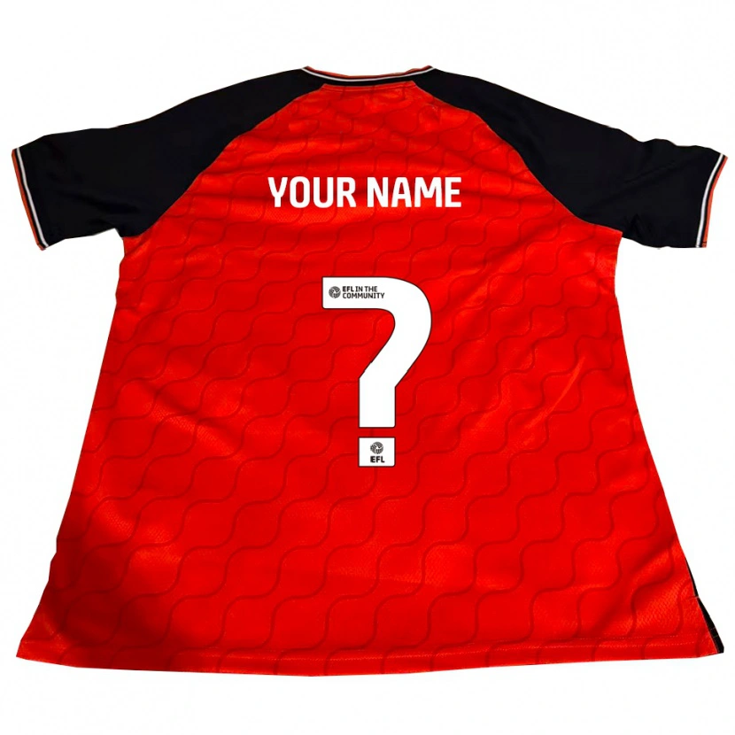 Danxen Herren Ihren Namen #0 Orange Schwarz Weiß Heimtrikot Trikot 2025/26 T-Shirt Österreich
