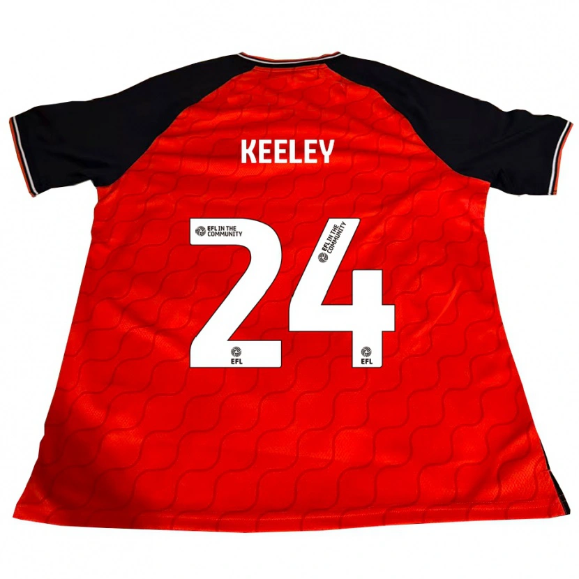 Danxen Herren Josh Keeley #24 Orange Schwarz Weiß Heimtrikot Trikot 2025/26 T-Shirt Österreich