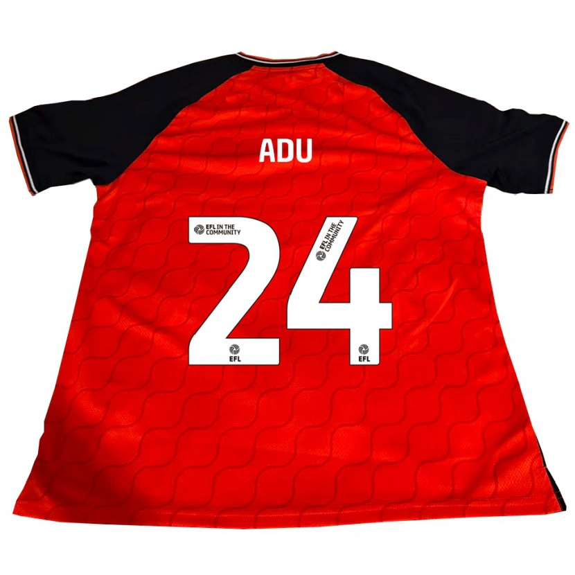 Danxen Herren Bridget Adu #24 Orange Schwarz Weiß Heimtrikot Trikot 2025/26 T-Shirt Österreich