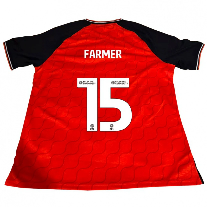 Danxen Herren Nicole Farmer #15 Orange Schwarz Weiß Heimtrikot Trikot 2025/26 T-Shirt Österreich