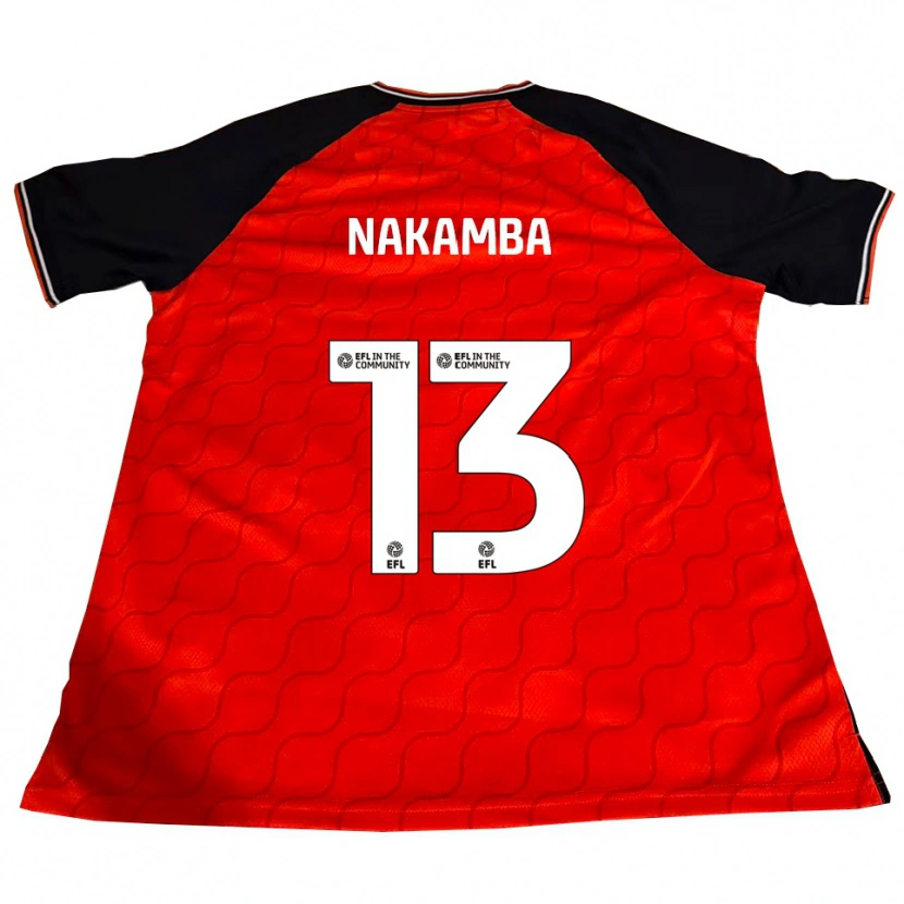 Danxen Herren Marvelous Nakamba #13 Orange Schwarz Weiß Heimtrikot Trikot 2025/26 T-Shirt Österreich