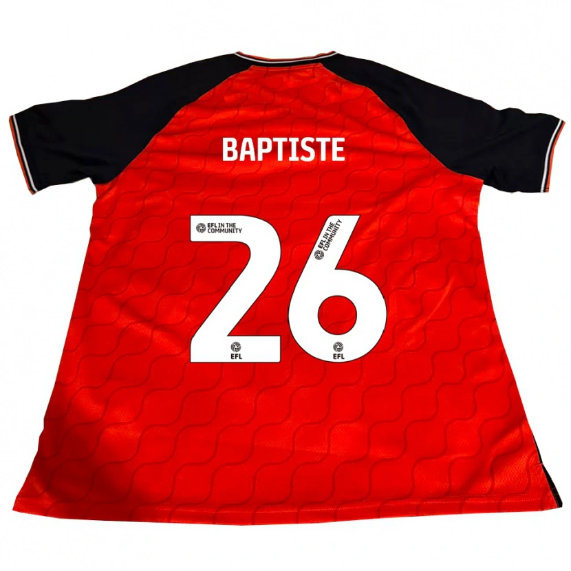 Danxen Herren Shandon Baptiste #26 Orange Schwarz Weiß Heimtrikot Trikot 2025/26 T-Shirt Österreich