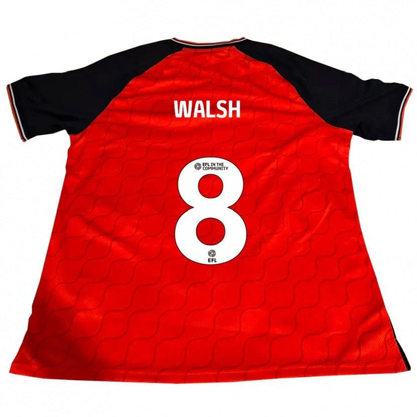 Danxen Herren Liam Walsh #8 Orange Schwarz Weiß Heimtrikot Trikot 2025/26 T-Shirt Österreich