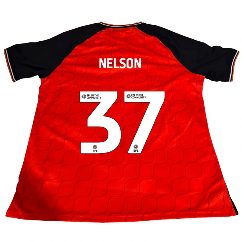 Danxen Herren Zack Nelson #37 Orange Schwarz Weiß Heimtrikot Trikot 2025/26 T-Shirt Österreich