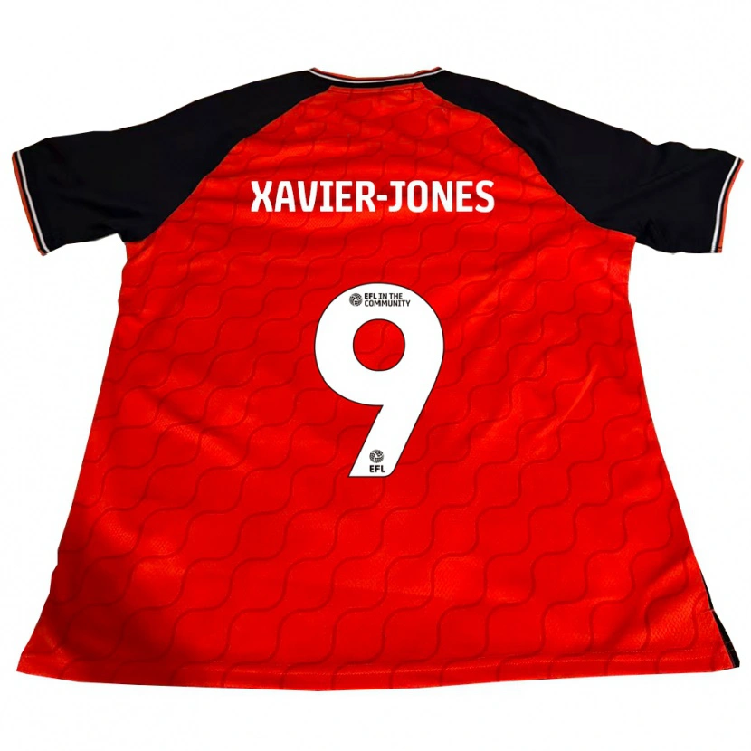 Danxen Herren Tate Xavier-Jones #9 Orange Schwarz Weiß Heimtrikot Trikot 2025/26 T-Shirt Österreich