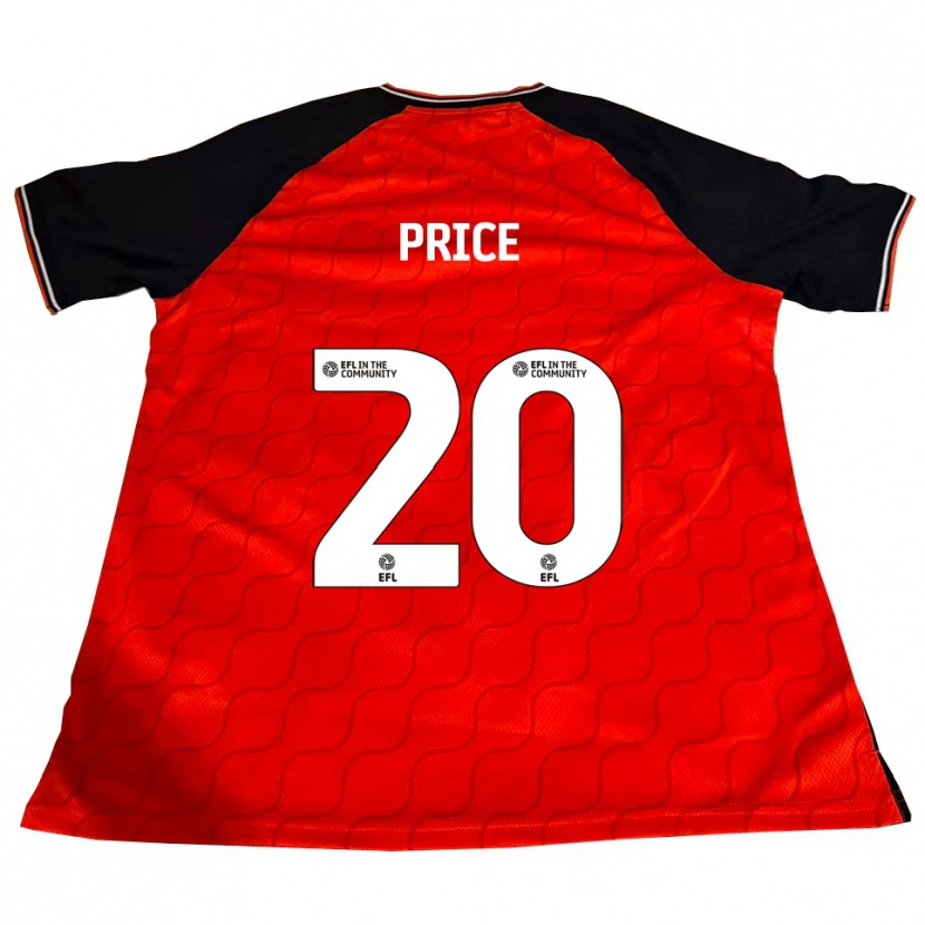 Danxen Herren Erin Price #20 Orange Schwarz Weiß Heimtrikot Trikot 2025/26 T-Shirt Österreich