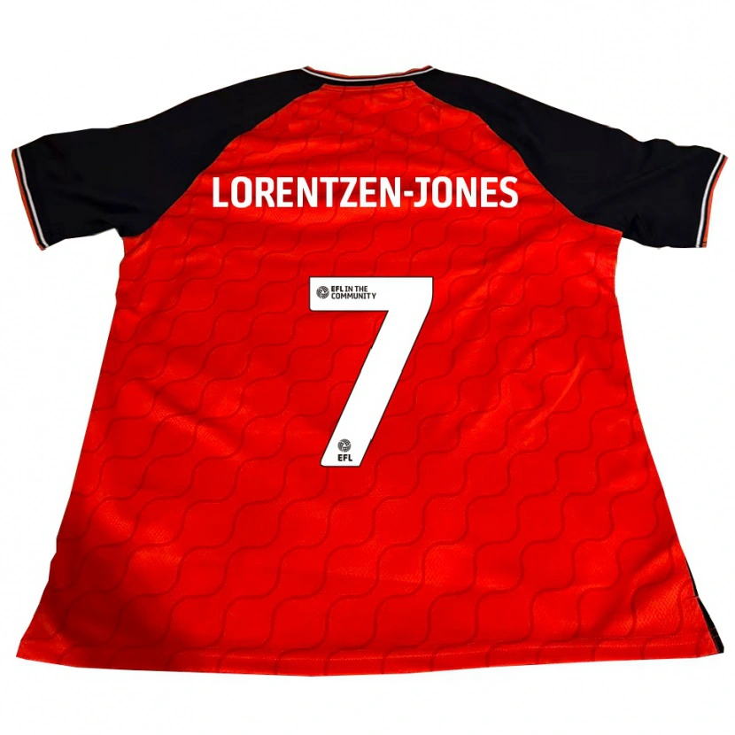 Danxen Herren Jack Lorentzen-Jones #7 Orange Schwarz Weiß Heimtrikot Trikot 2025/26 T-Shirt Österreich