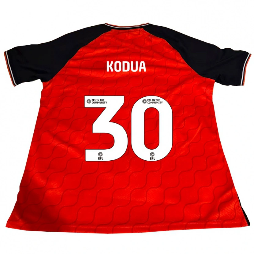 Danxen Herren Gideon Kodua #30 Orange Schwarz Weiß Heimtrikot Trikot 2025/26 T-Shirt Österreich