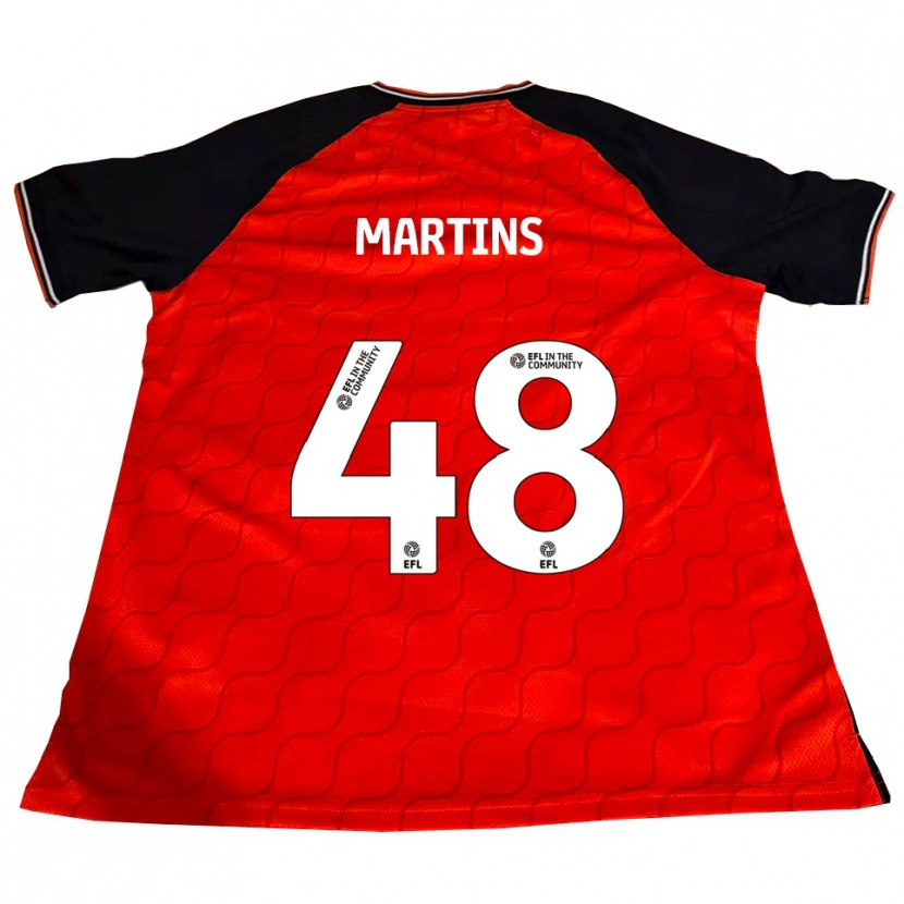 Danxen Herren Dominic Dos Santos Martins #48 Orange Schwarz Weiß Heimtrikot Trikot 2025/26 T-Shirt Österreich
