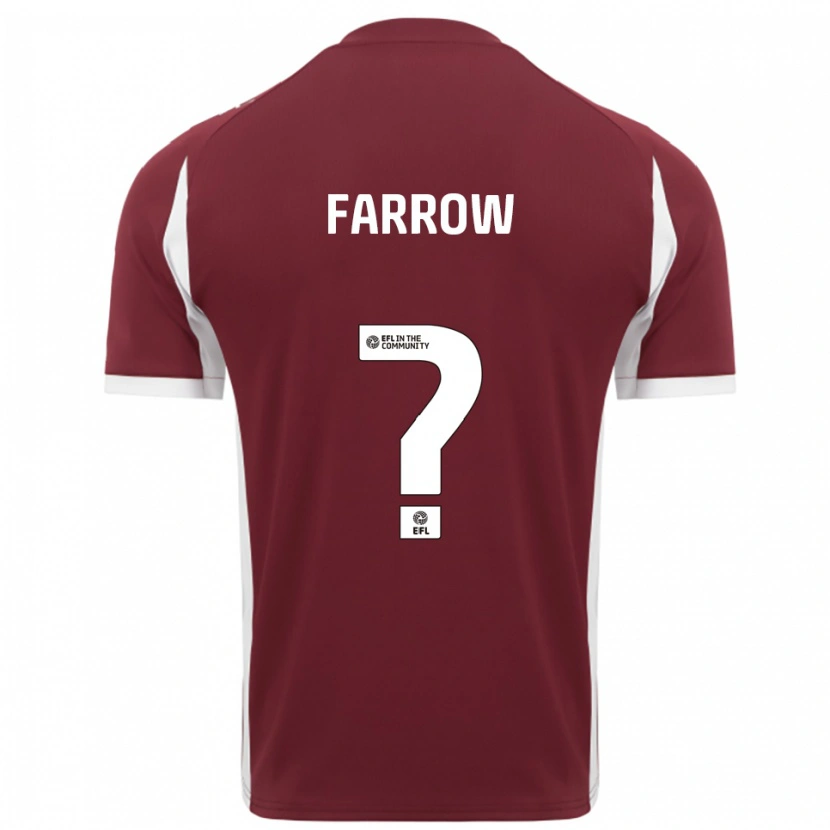 Danxen Herren Kimberley Farrow #0 Burgunderrot Weiß Heimtrikot Trikot 2025/26 T-Shirt Österreich