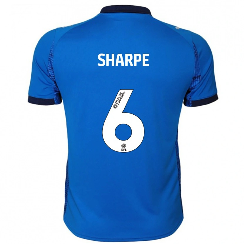 Danxen Herren Emily Sharpe #6 Blau Weiß Heimtrikot Trikot 2025/26 T-Shirt Österreich