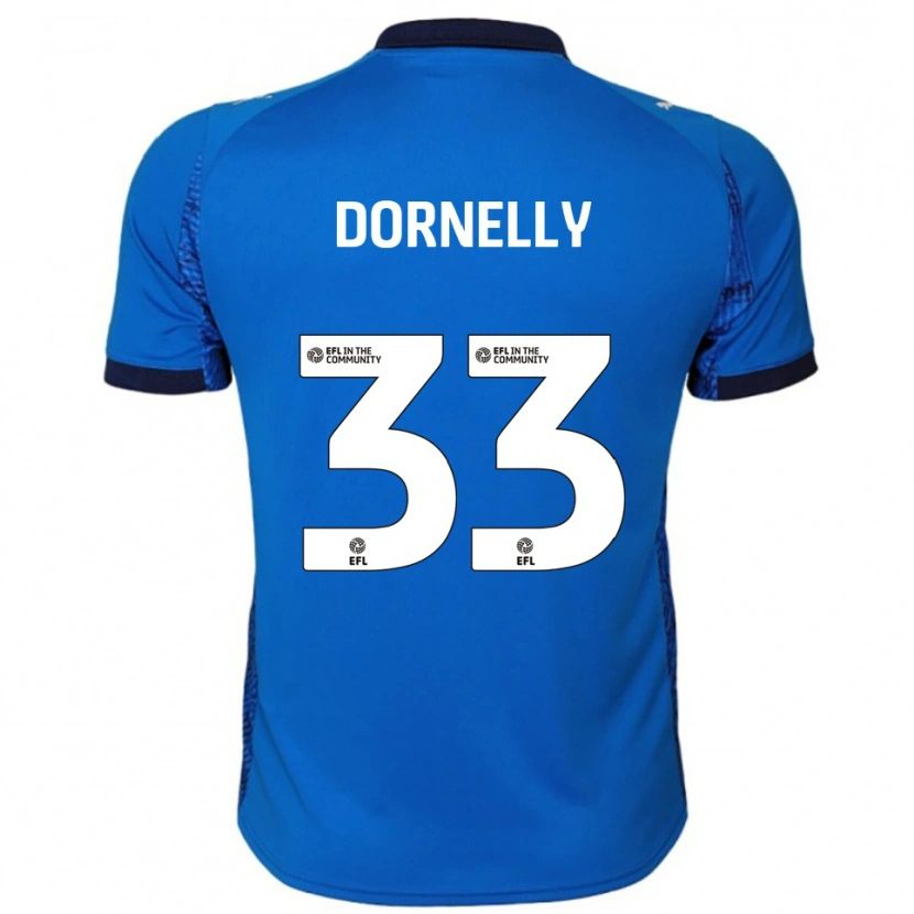 Danxen Herren James Dornelly #33 Blau Weiß Heimtrikot Trikot 2025/26 T-Shirt Österreich