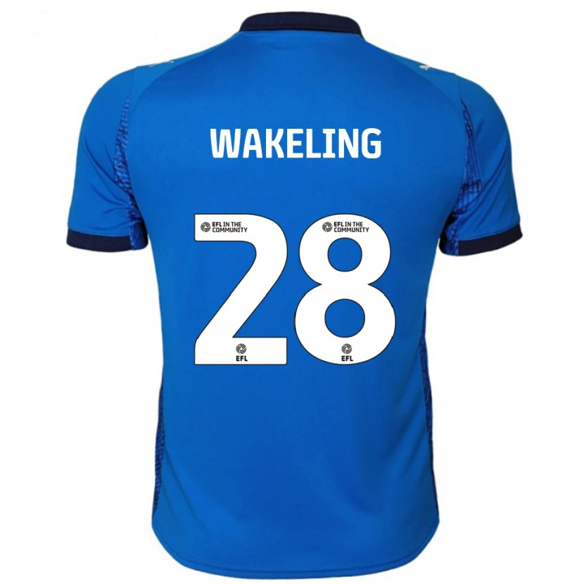 Danxen Herren Jacob Wakeling #28 Blau Weiß Heimtrikot Trikot 2025/26 T-Shirt Österreich