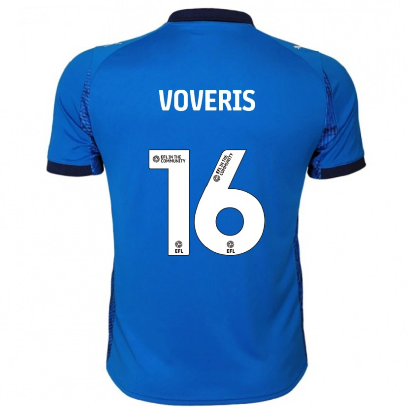 Danxen Herren Airidas Voveris #16 Blau Weiß Heimtrikot Trikot 2025/26 T-Shirt Österreich