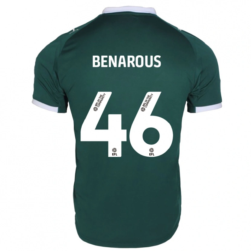 Danxen Herren Ayman Benarous #46 Grün Weiß Heimtrikot Trikot 2025/26 T-Shirt Österreich