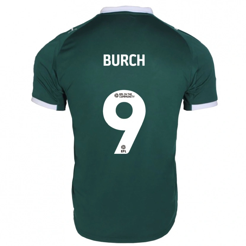 Danxen Herren Kian Burch #9 Grün Weiß Heimtrikot Trikot 2025/26 T-Shirt Österreich