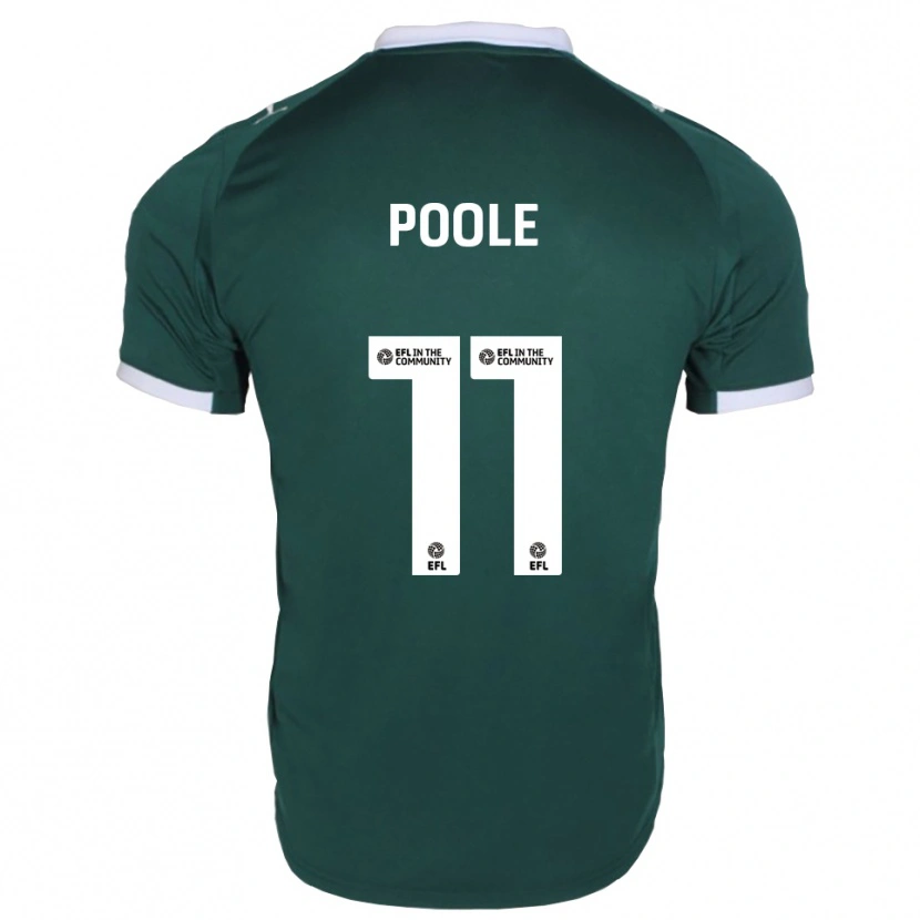 Danxen Herren Fletcher Poole #11 Grün Weiß Heimtrikot Trikot 2025/26 T-Shirt Österreich