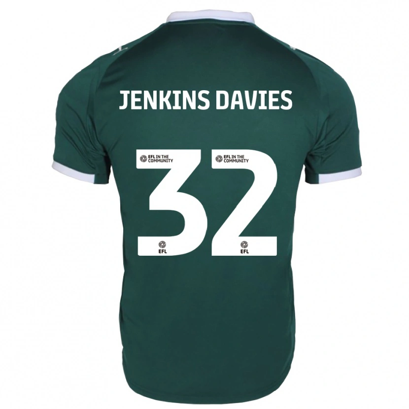 Danxen Herren Will Jenkins-Davies #32 Grün Weiß Heimtrikot Trikot 2025/26 T-Shirt Österreich
