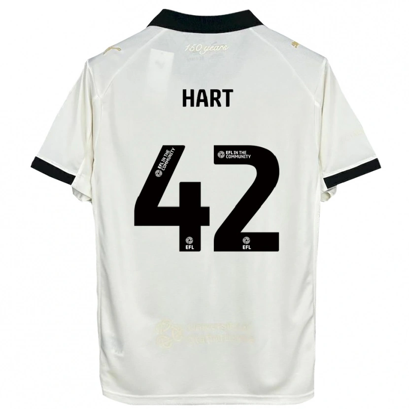 Danxen Herren Sam Hart #42 Cremeweiß Schwarz Heimtrikot Trikot 2025/26 T-Shirt Österreich