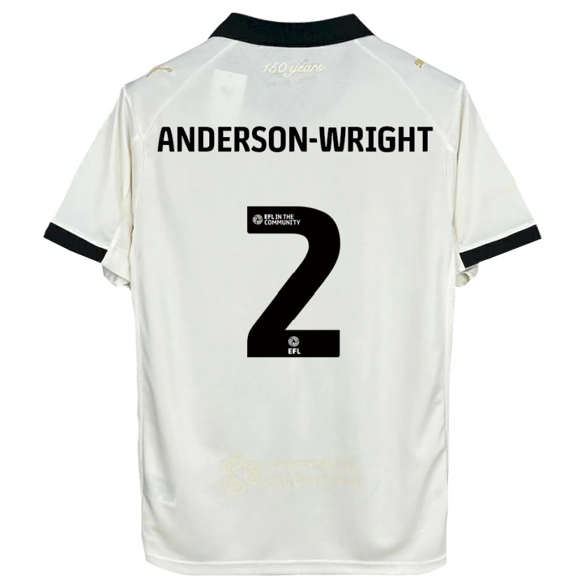 Danxen Herren Daisy Anderson-Wright #2 Cremeweiß Schwarz Heimtrikot Trikot 2025/26 T-Shirt Österreich