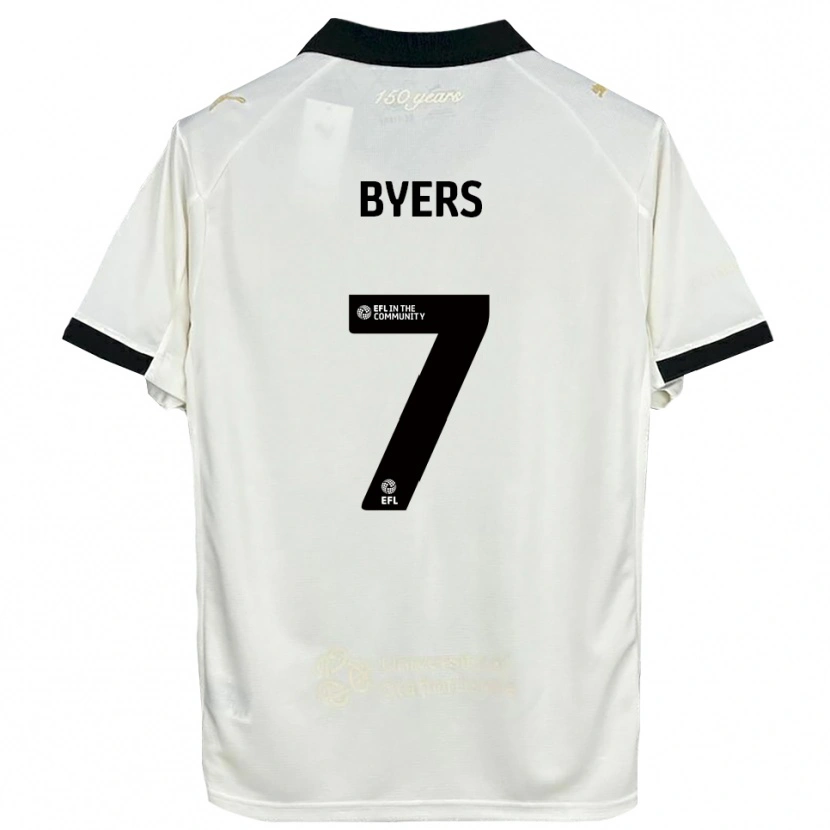 Danxen Herren George Byers #7 Cremeweiß Schwarz Heimtrikot Trikot 2025/26 T-Shirt Österreich