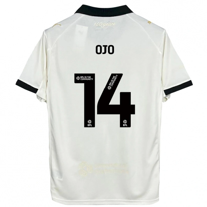 Danxen Herren Funso Ojo #14 Cremeweiß Schwarz Heimtrikot Trikot 2025/26 T-Shirt Österreich