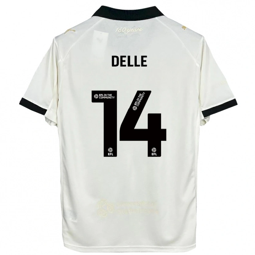 Danxen Herren Mani Delle #14 Cremeweiß Schwarz Heimtrikot Trikot 2025/26 T-Shirt Österreich