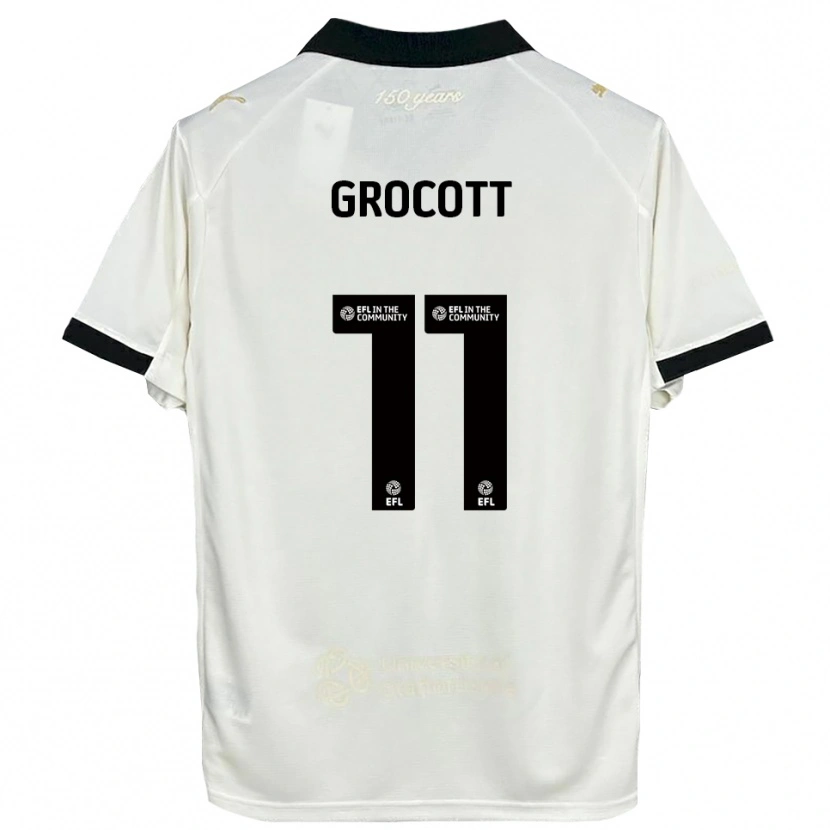 Danxen Herren Olivia Grocott #11 Cremeweiß Schwarz Heimtrikot Trikot 2025/26 T-Shirt Österreich