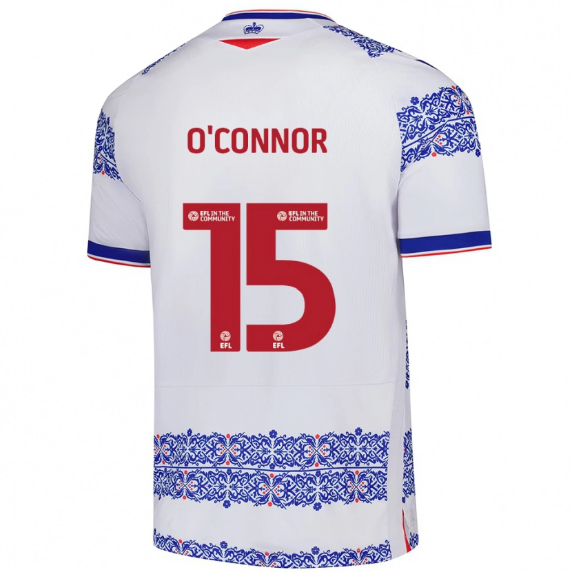 Danxen Herren Paudie O'connor #15 Weiß Blau Heimtrikot Trikot 2025/26 T-Shirt Österreich