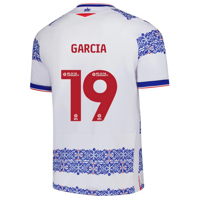 Danxen Herren Andre Garcia #19 Weiß Blau Heimtrikot Trikot 2025/26 T-Shirt Österreich