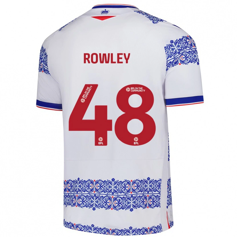 Danxen Herren Matthew Rowley #48 Weiß Blau Heimtrikot Trikot 2025/26 T-Shirt Österreich