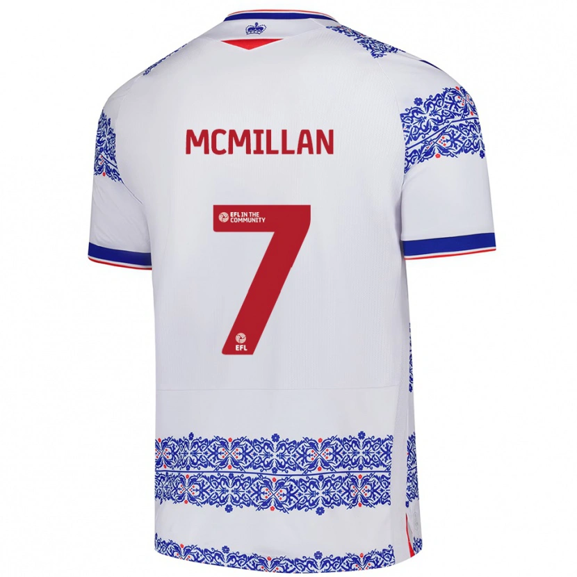 Danxen Herren Maddox Mcmillan #7 Weiß Blau Heimtrikot Trikot 2025/26 T-Shirt Österreich