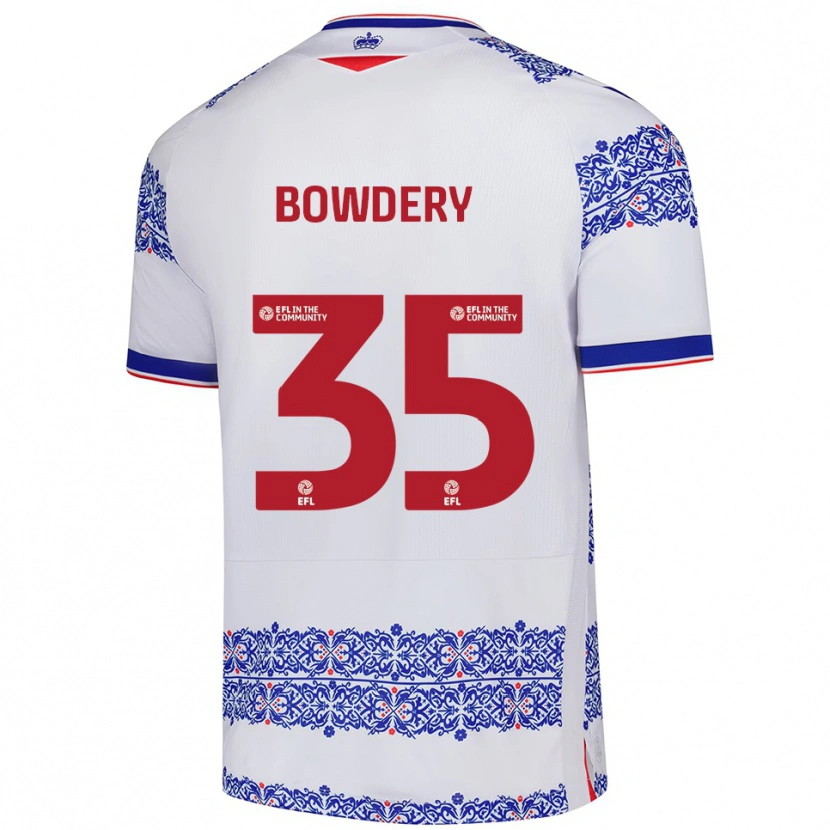 Danxen Herren Carter Bowdery #35 Weiß Blau Heimtrikot Trikot 2025/26 T-Shirt Österreich