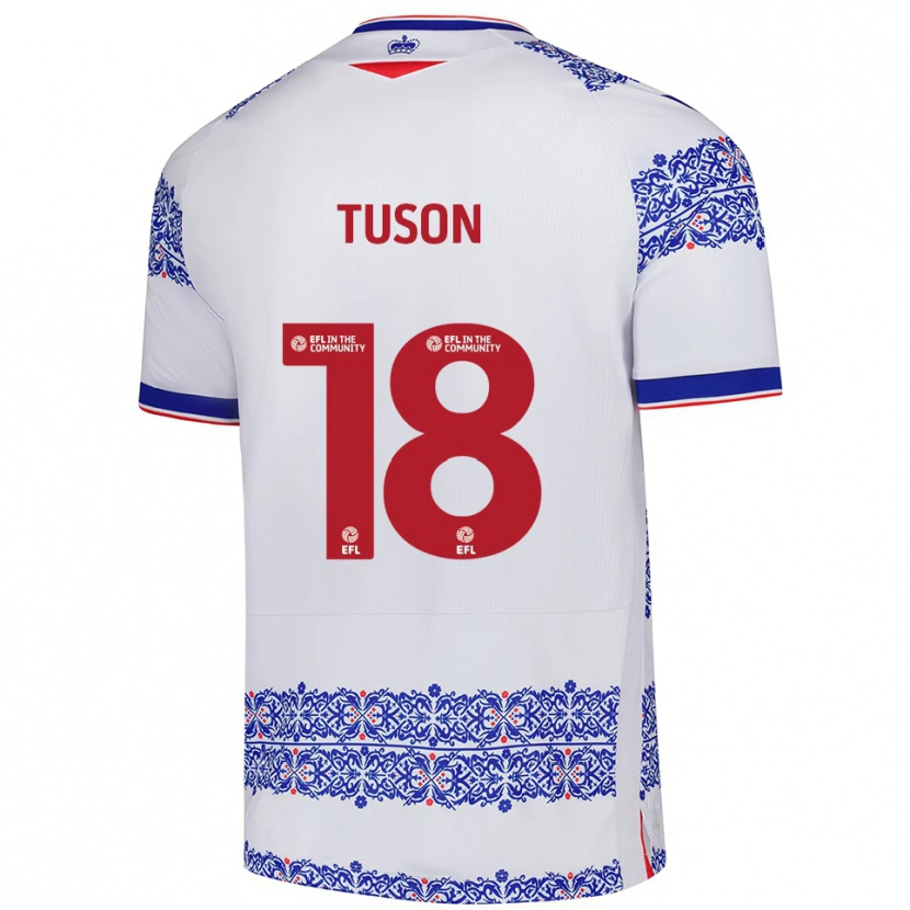 Danxen Herren Freya Meadows-Tuson #18 Weiß Blau Heimtrikot Trikot 2025/26 T-Shirt Österreich