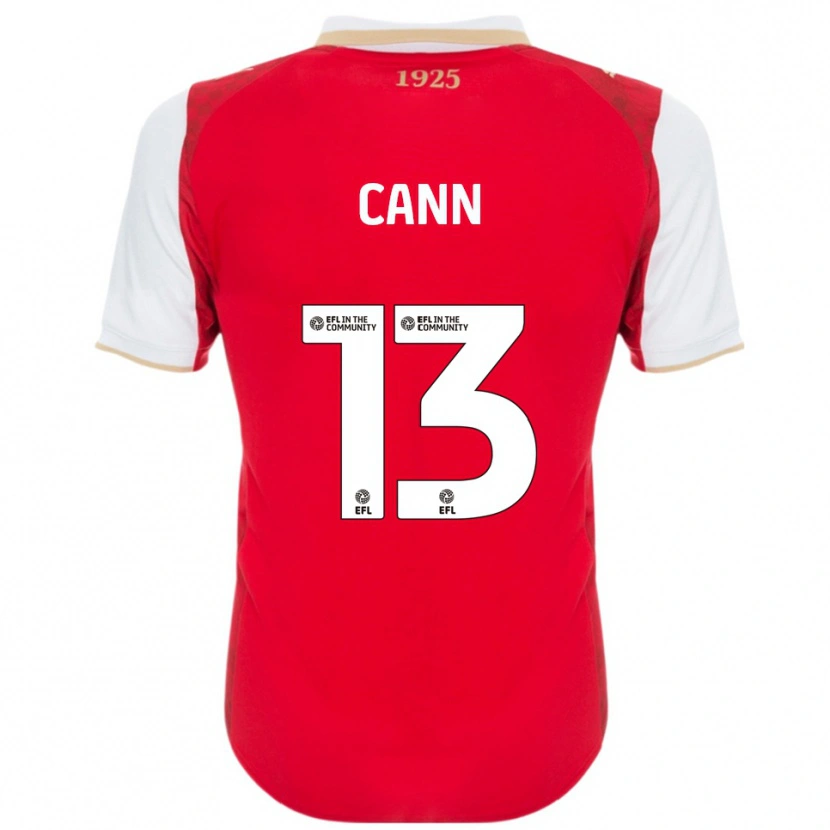 Danxen Herren Ted Cann #13 Rot Weiß Heimtrikot Trikot 2025/26 T-Shirt Österreich