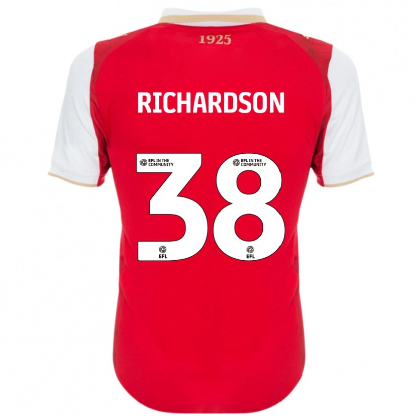 Danxen Herren Kane Richardson #38 Rot Weiß Heimtrikot Trikot 2025/26 T-Shirt Österreich