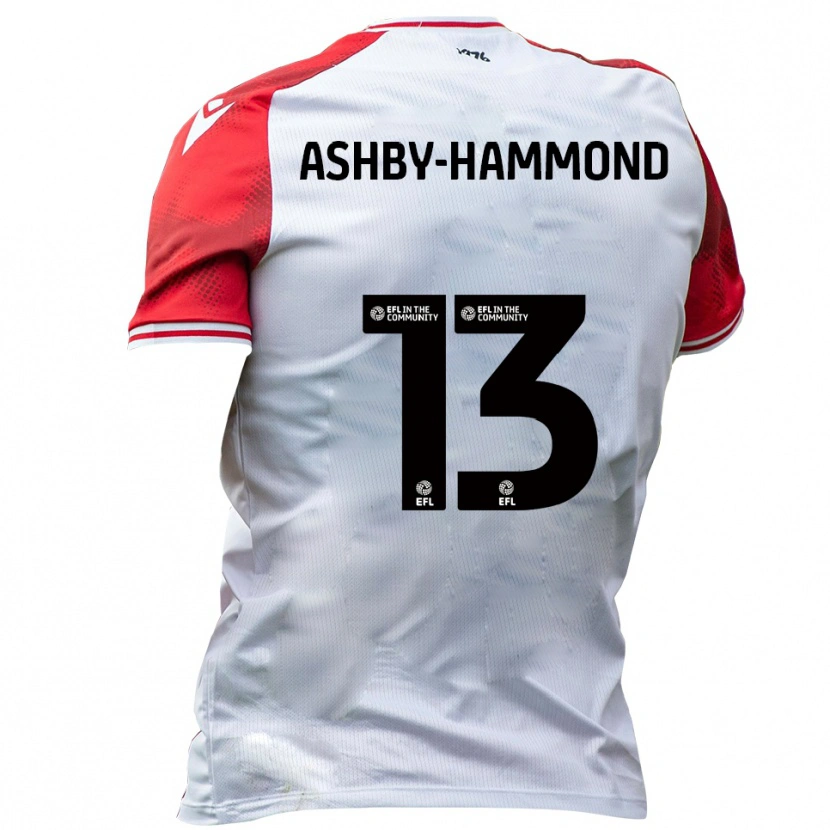 Danxen Herren Taye Ashby-Hammond #13 Weiß Rot Heimtrikot Trikot 2025/26 T-Shirt Österreich