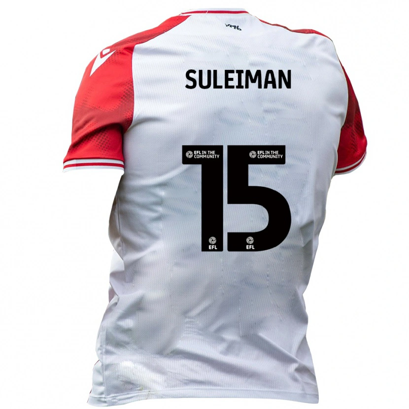 Danxen Herren Dylan Suleiman #15 Weiß Rot Heimtrikot Trikot 2025/26 T-Shirt Österreich