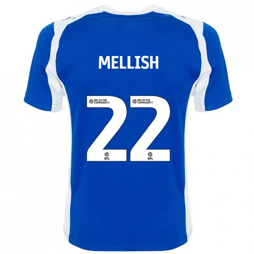 Danxen Herren Jon Mellish #22 Blau Weiß Heimtrikot Trikot 2025/26 T-Shirt Österreich