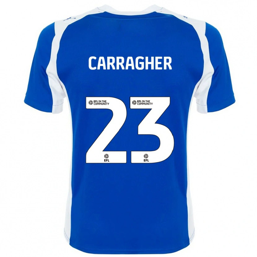 Danxen Herren James Carragher #23 Blau Weiß Heimtrikot Trikot 2025/26 T-Shirt Österreich