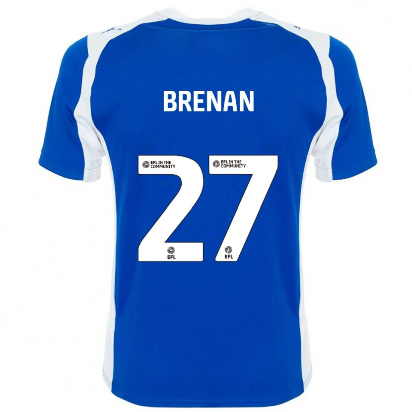 Danxen Herren Tobias Brenan #27 Blau Weiß Heimtrikot Trikot 2025/26 T-Shirt Österreich