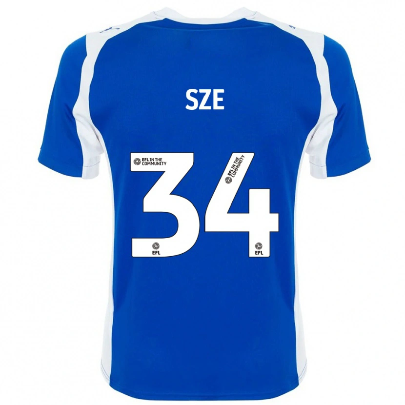Danxen Herren Chris Sze #34 Blau Weiß Heimtrikot Trikot 2025/26 T-Shirt Österreich