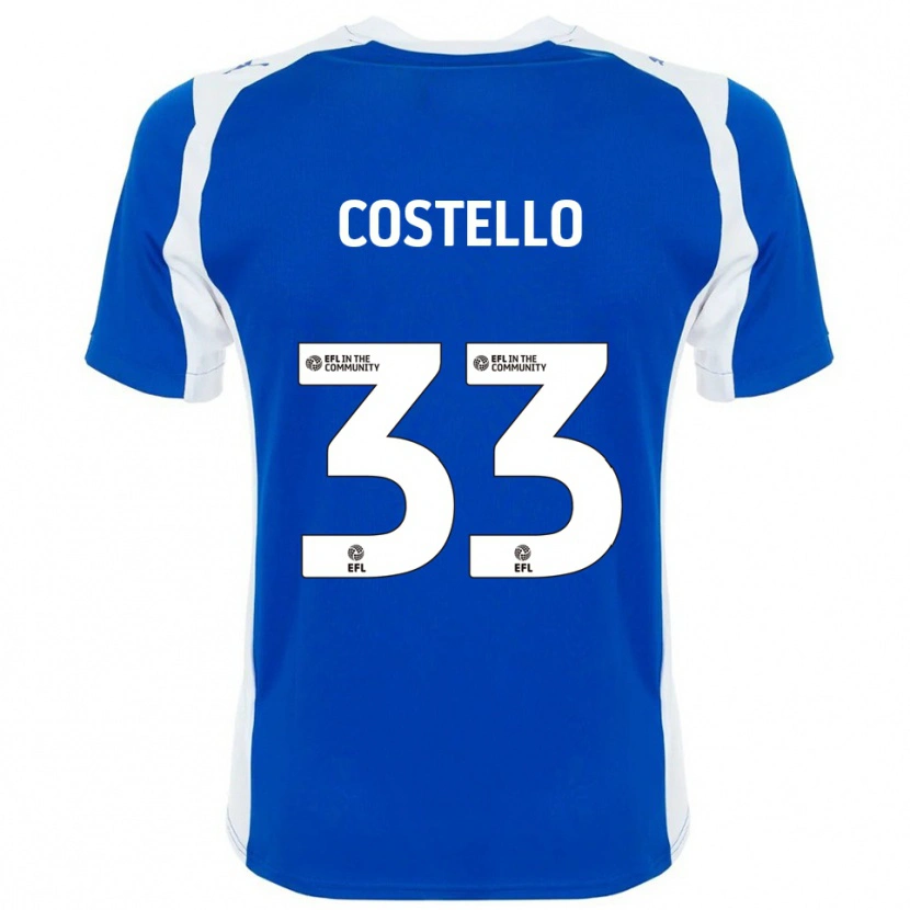 Danxen Herren Tom Costello #33 Blau Weiß Heimtrikot Trikot 2025/26 T-Shirt Österreich