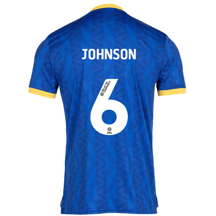 Danxen Herren Ryan Johnson #6 Marine Gelb Heimtrikot Trikot 2025/26 T-Shirt Österreich