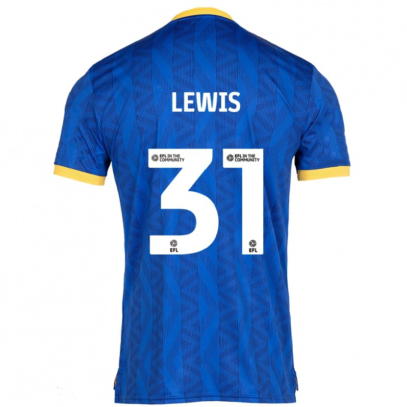 Danxen Herren Joe Lewis #31 Marine Gelb Heimtrikot Trikot 2025/26 T-Shirt Österreich