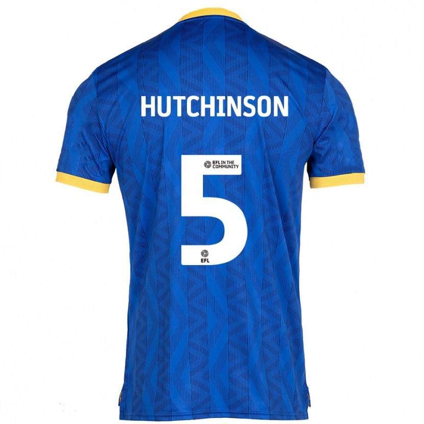 Danxen Herren Sam Hutchinson #5 Marine Gelb Heimtrikot Trikot 2025/26 T-Shirt Österreich