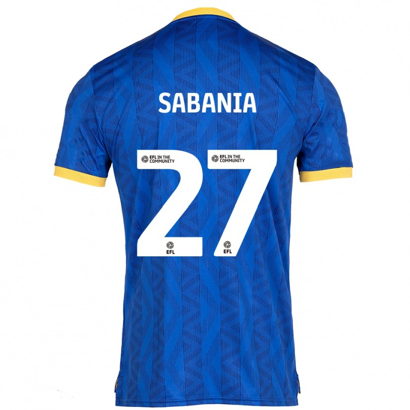 Danxen Herren Nadia Sabania #27 Marine Gelb Heimtrikot Trikot 2025/26 T-Shirt Österreich