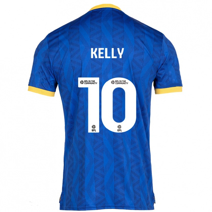 Danxen Herren Josh Kelly #10 Marine Gelb Heimtrikot Trikot 2025/26 T-Shirt Österreich