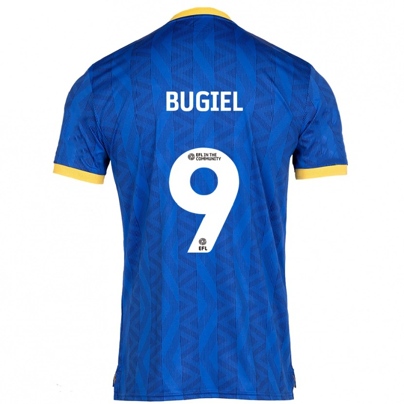 Danxen Herren Omar Bugiel #9 Marine Gelb Heimtrikot Trikot 2025/26 T-Shirt Österreich